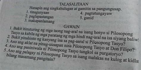 tinagunyaan kahulugan